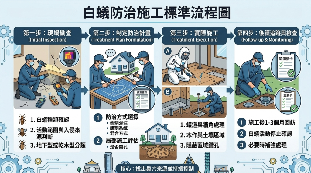 除白蟻公司費用多少錢?白蟻防治工作項目/費用與施工流程 2 Image 1