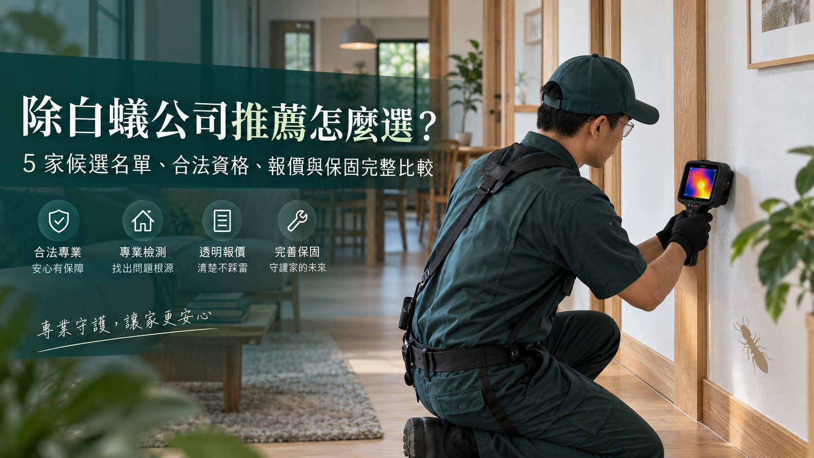 除白蟻公司推薦怎麼選?5 家候選名單、合法資格、報價與保固完整比較 除白蟻公司推薦怎麼選?5 家候選名單、合法資格、報價與保固完整比較
